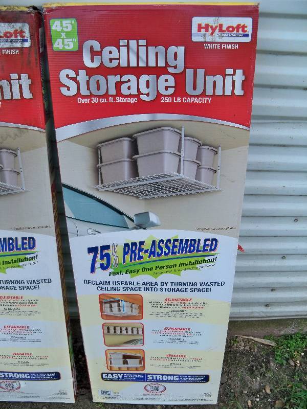 lot 24 image: Ceiling Storage Units