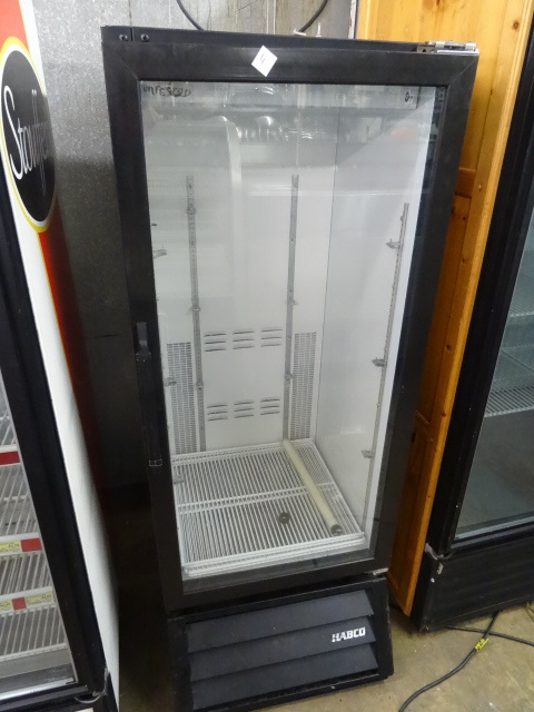lot 4 image: Habco Retail Glass Door Fridge