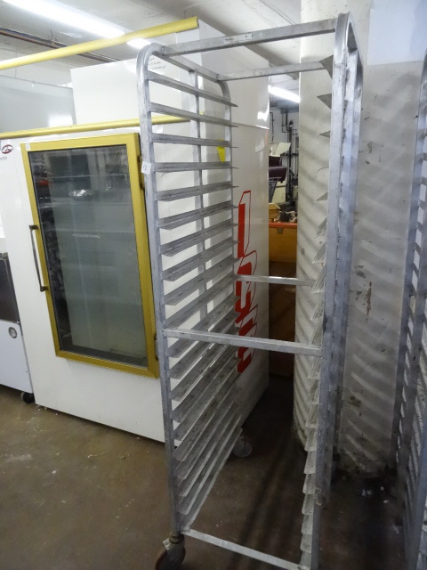 lot 12 image: Aluminum Full Size Sheet Pan Rack