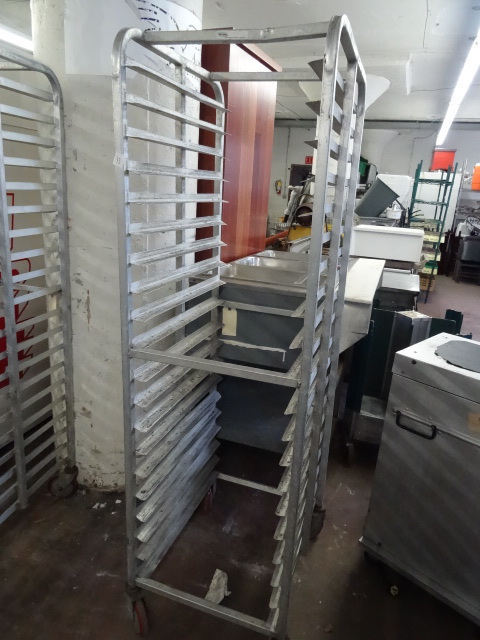lot 13 image: Aluminum Full Size Sheet Pan Rack