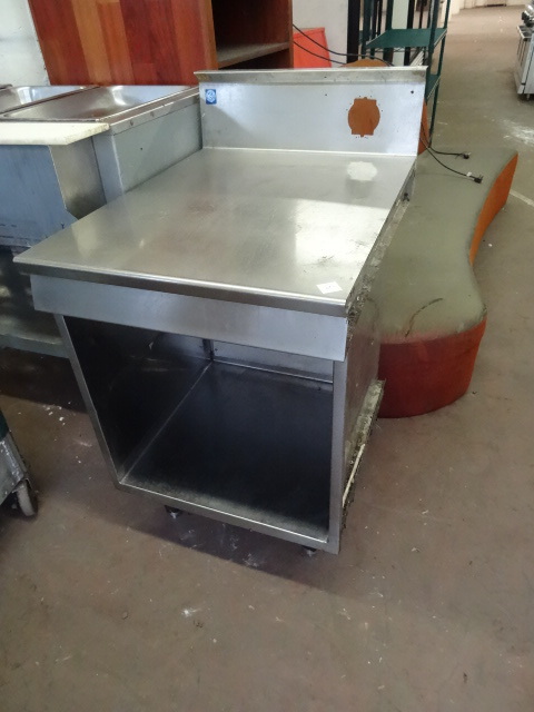 lot 18 image: Stainless Cabinet With Unfinished Sides