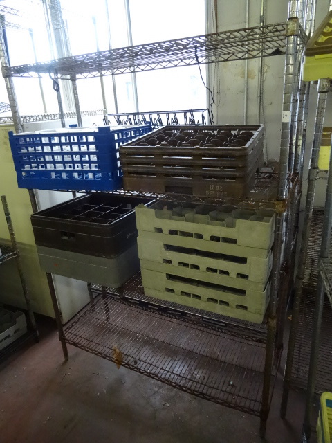lot 27 image: Wire Shelving Unit.