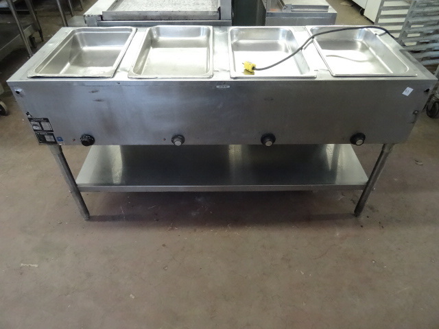 lot 43 image: Eagle 4 Basin Steam Table 120 Volt