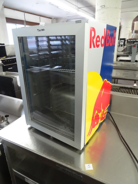 lot 46 image: Red Bull Table Top Fridge,