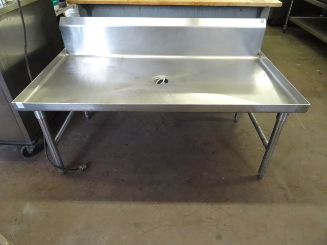 lot 60 image: Stainless Equipment Stand On Wheels