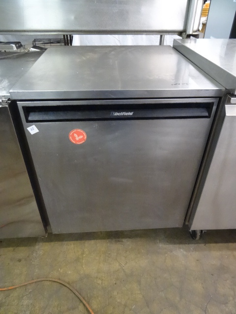 lot 72 image: Delfield Under Counter Single Door Fridge