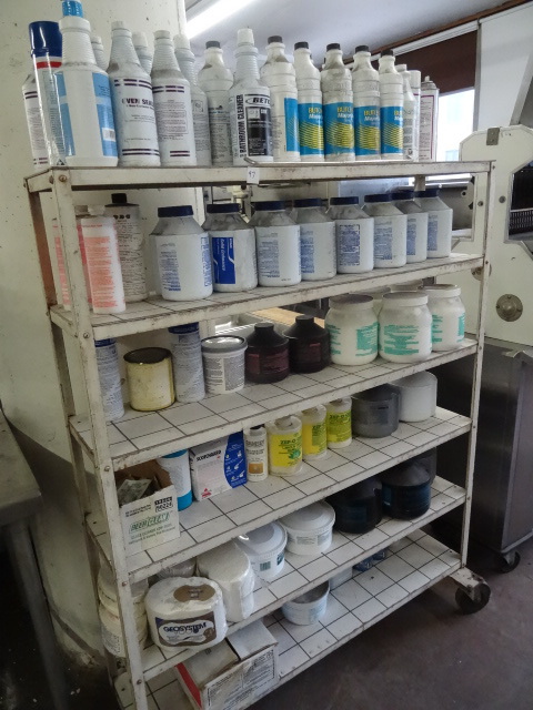lot 97 image: Large Variety Of Misc Cleaning Chemicals,
