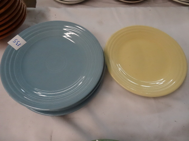 lot 135 image: Fiesta 9 Plates Qty 6