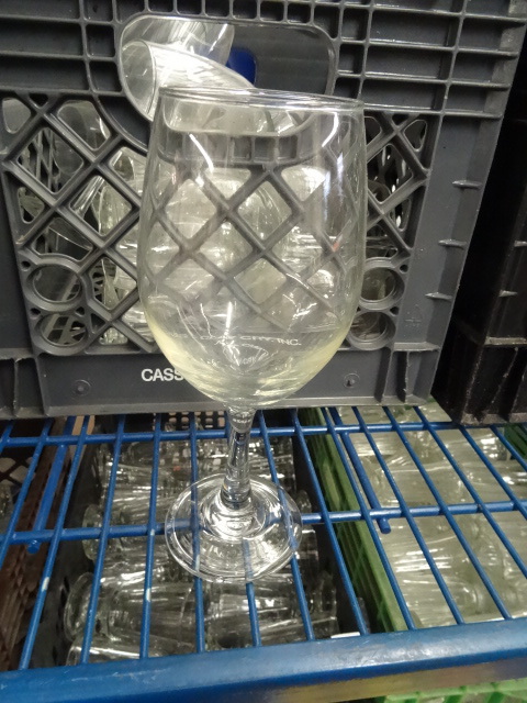 lot 159 image: 10 Glass Wine Glasses