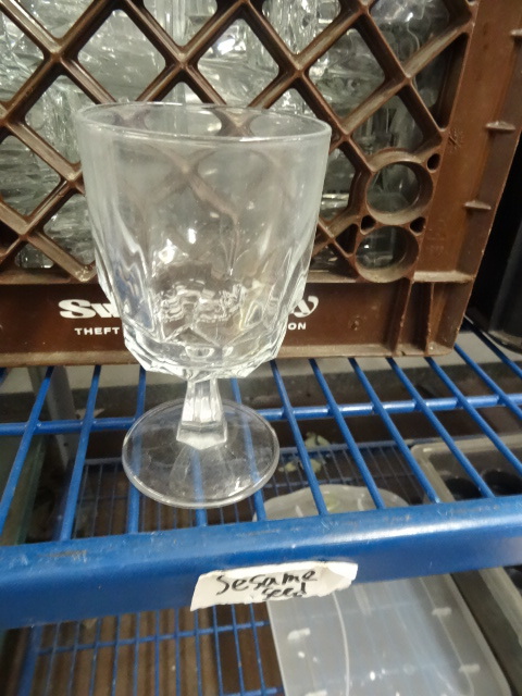 lot 163 image: Pedestal Water Glasses