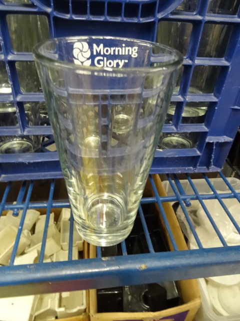 lot 166 image: Heavy Glass WaterPop Glasses