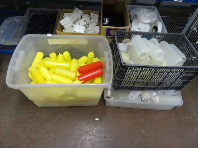 lot 168 image: Condiment Plastic Bottles,