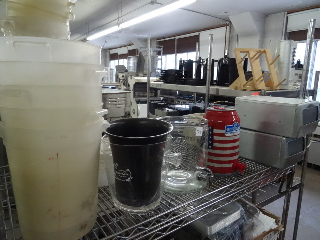 lot 174 image: Misc Containers and Napkin Dispensers