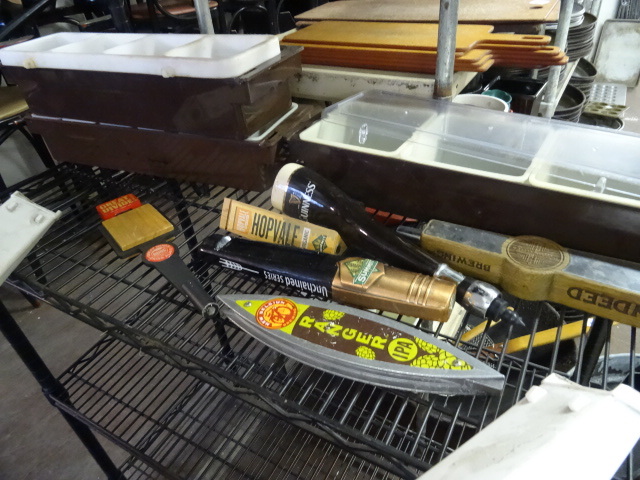 lot 180 image: Misc Bar Related Items Including Beer Tap Handles