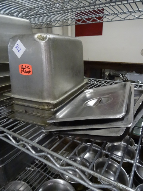 lot 212 image: 14 Size Pans 6 Deep