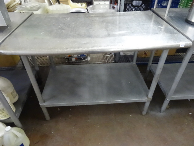 lot 268 image: Stainless table.