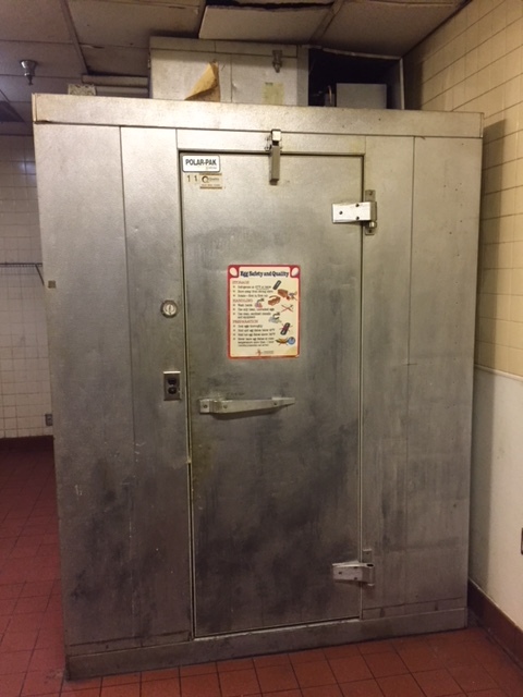 lot 239 image: Walk in cooler with floor.