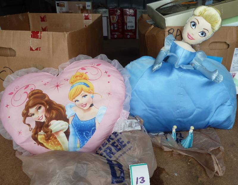 new character pillows and figures...