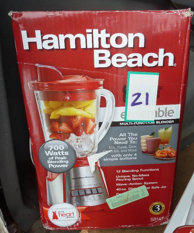Hamilton Beach Blender - opened cus...