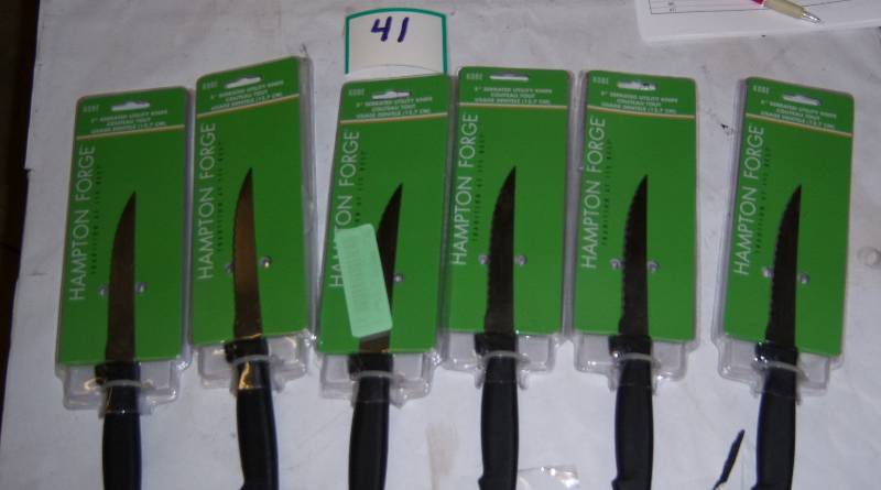 6 new knives...