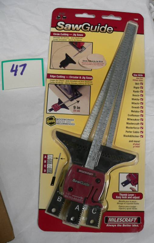 new saw jig  guide...
