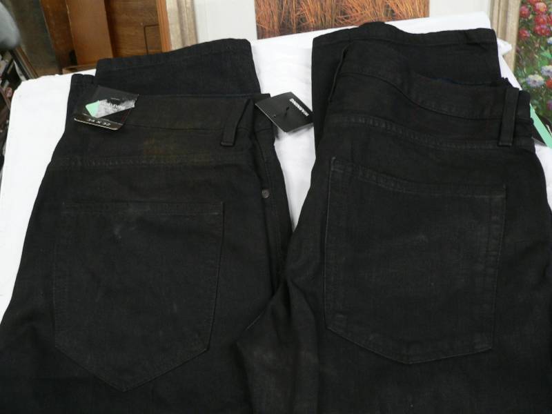 Two pair new Mens Adam Levine black...