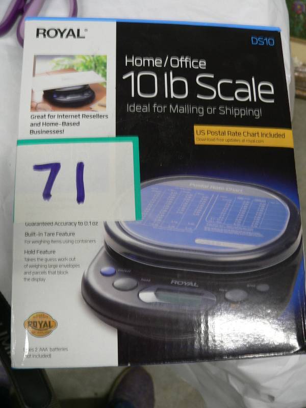 Royal 10 lb postal scale - new...