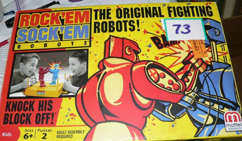 Rockem Sockem Robot toy - looks to ...