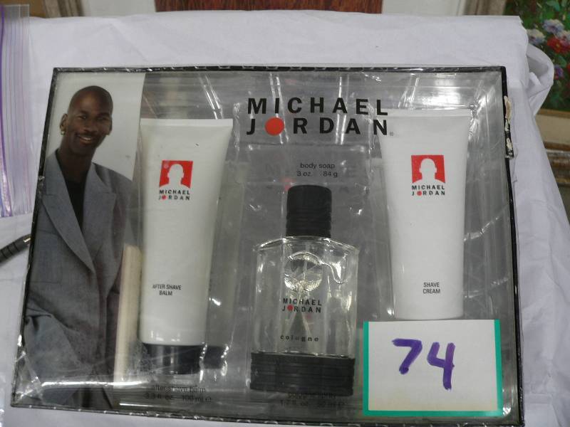 Michael Jordan cologne, soap, shave...