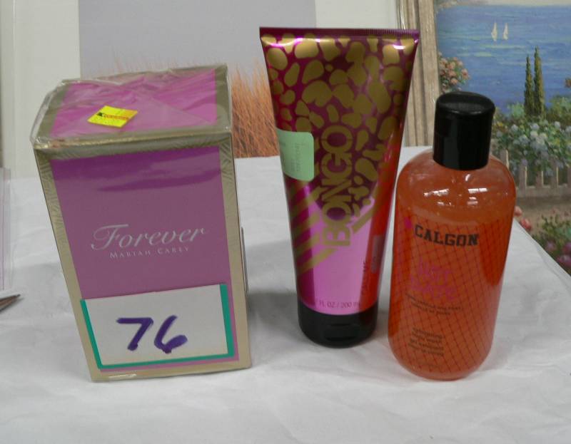 Mariah Carey perfume, Bongo body lo...