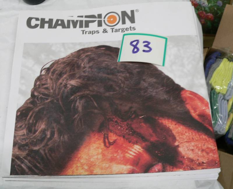 10 Charlie the Chomper paper target...