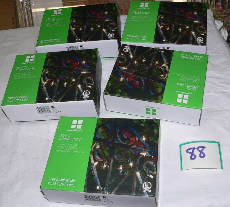 5 New packages of christmas lights,...