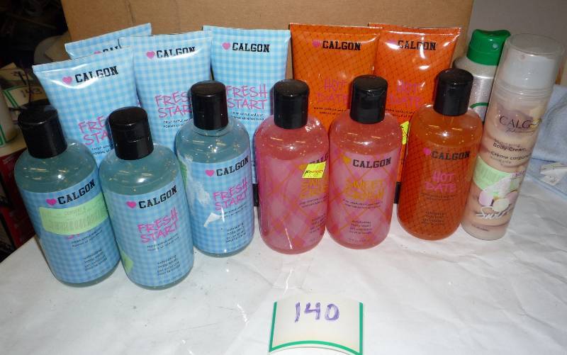 6 bottles of Calgon body wash and 8...