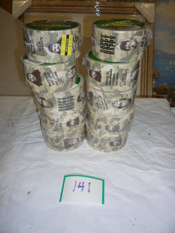 10 rolls of Duck Dynasty Duck Tape,...