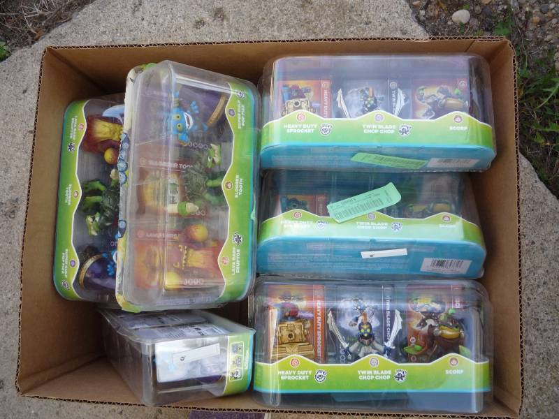 15 3-packs of Skylanders toys...