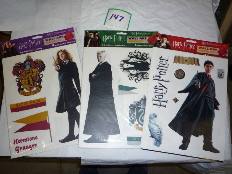 3 packs of Harry Potter wall art  ...