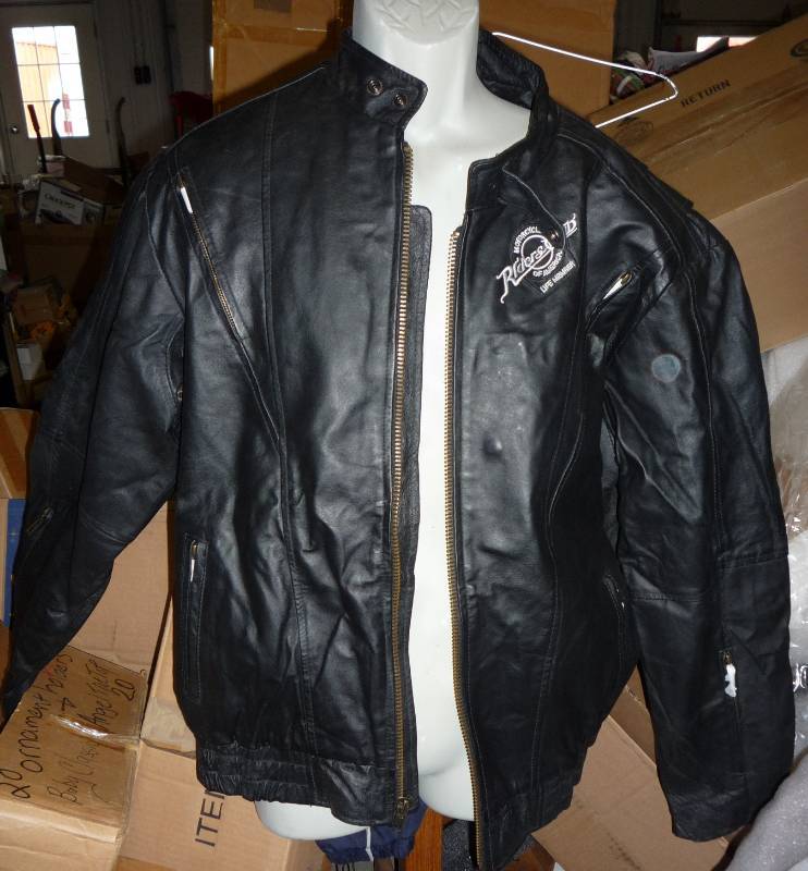 New Heavy leather motorcycle jacket...