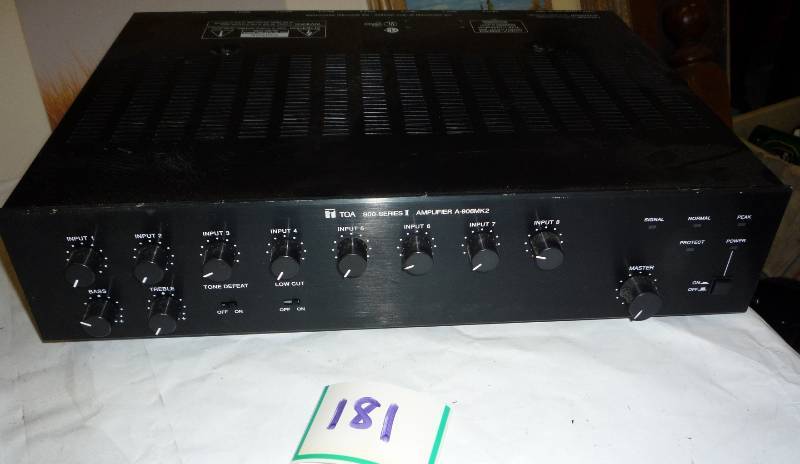 TOA Amplifier 906MK2 untested...