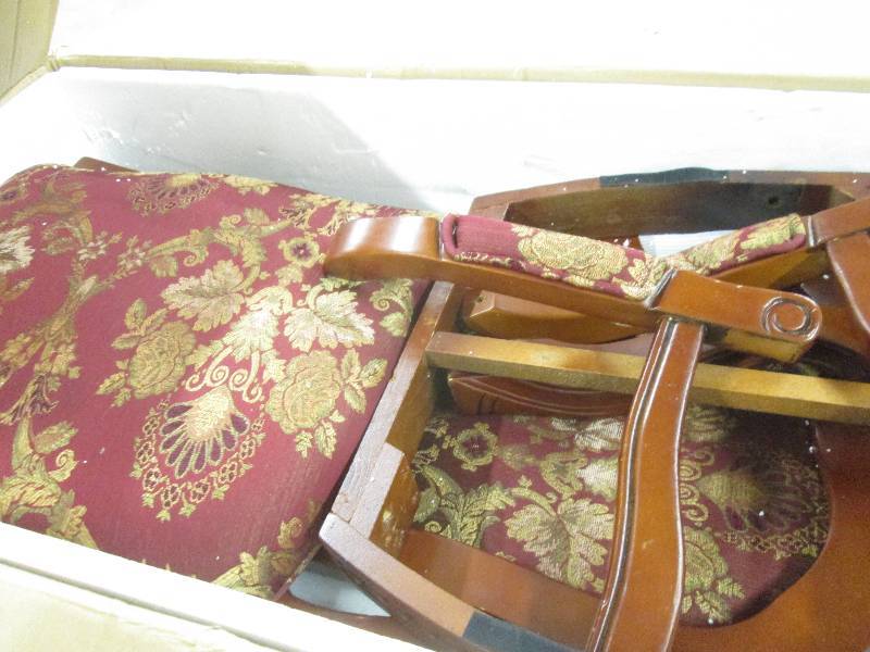 lot 44 image: Breanna Hand-Carved Chair open box ...