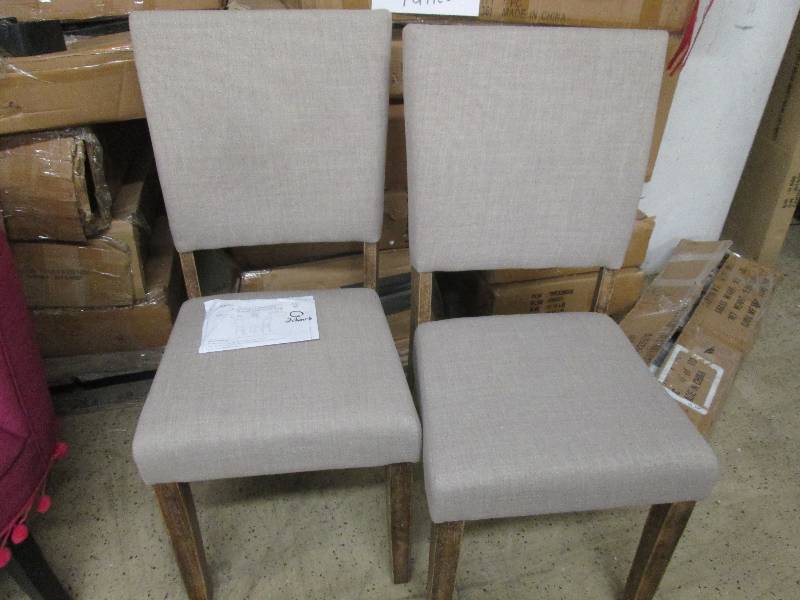 lot 48 image: Provence Dining  Chairs Set of 2 op...