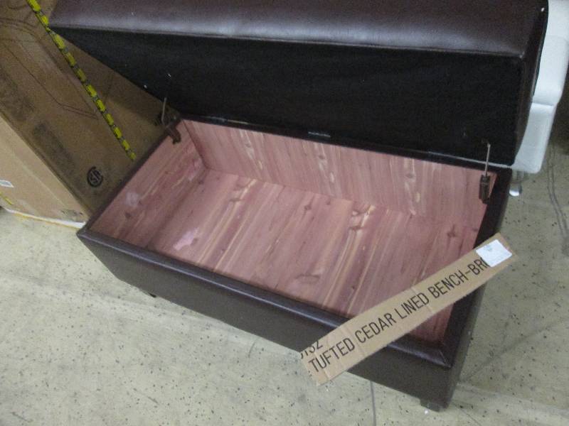 lot 53 image: Oxbridge Cedar-Lined Bench open box...