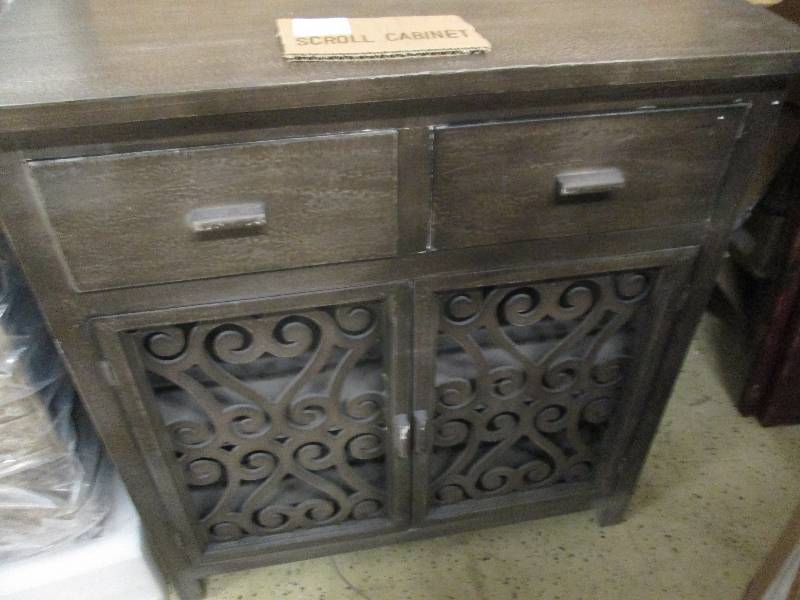 lot 61 image: Austin Scroll Cabinet open box, din...