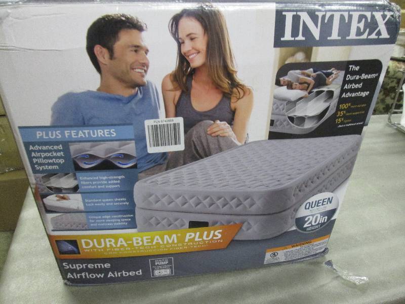 lot 116 image: Supreme Airflow Airbed Queen open b...
