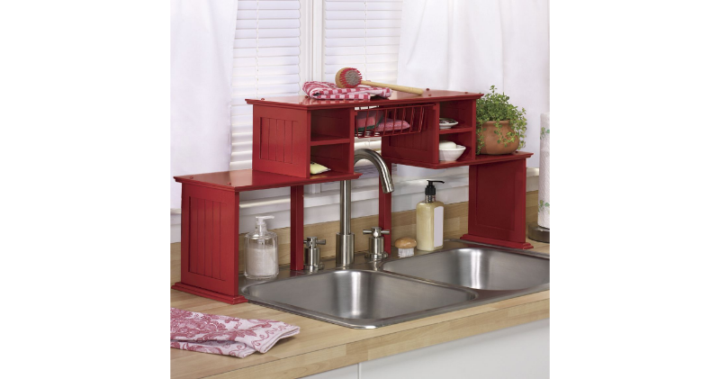 lot 102 image: Over The Sink Shelf open box Retail...