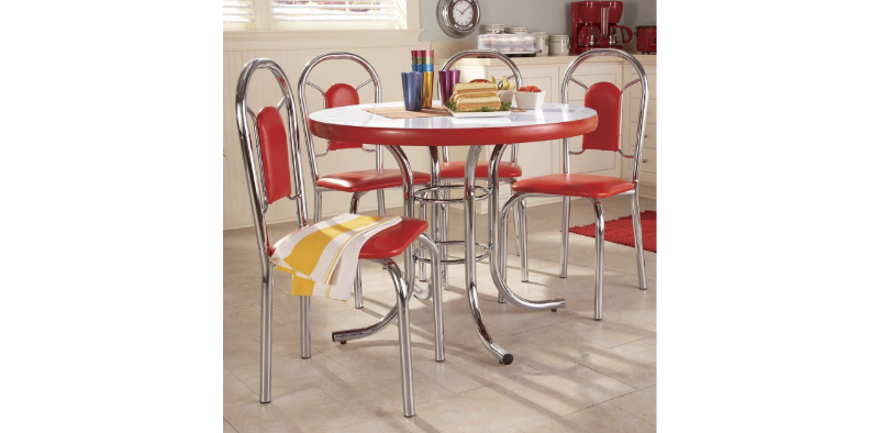 lot 109 image: 4 Classic Dining Chairs open box Re...