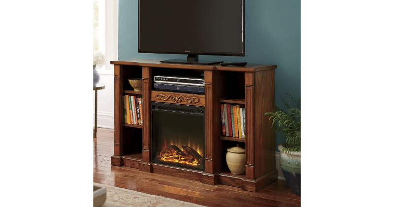 lot 127 image: Entertainment Fireplace Mantel only...