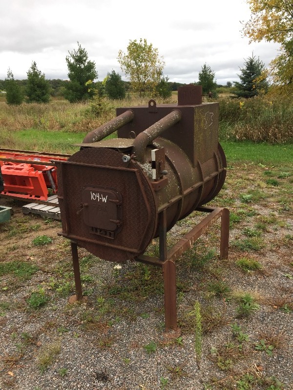CUSTOM BUILT SHOP STOVE