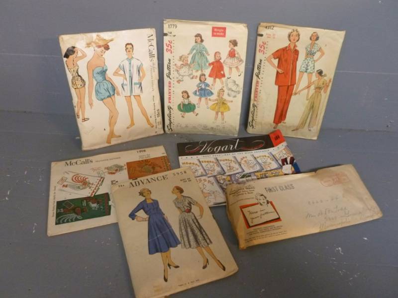 lot 37 image: Vintage Clothes Patterns