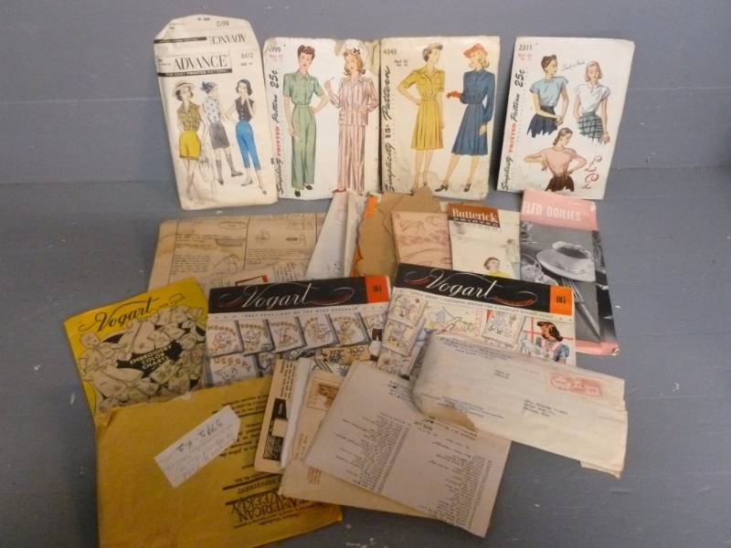 lot 38 image: Vintage Clothes Patterns