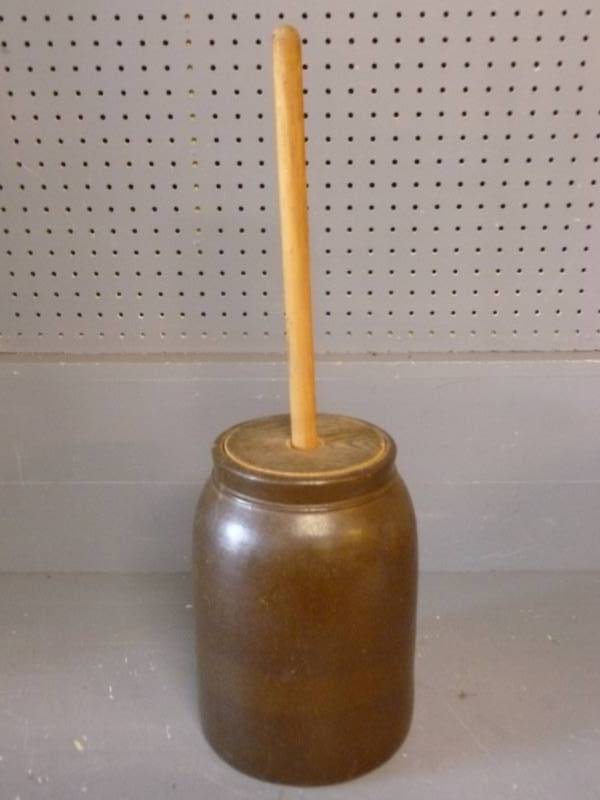 lot 86 image: Antique Butter Churn